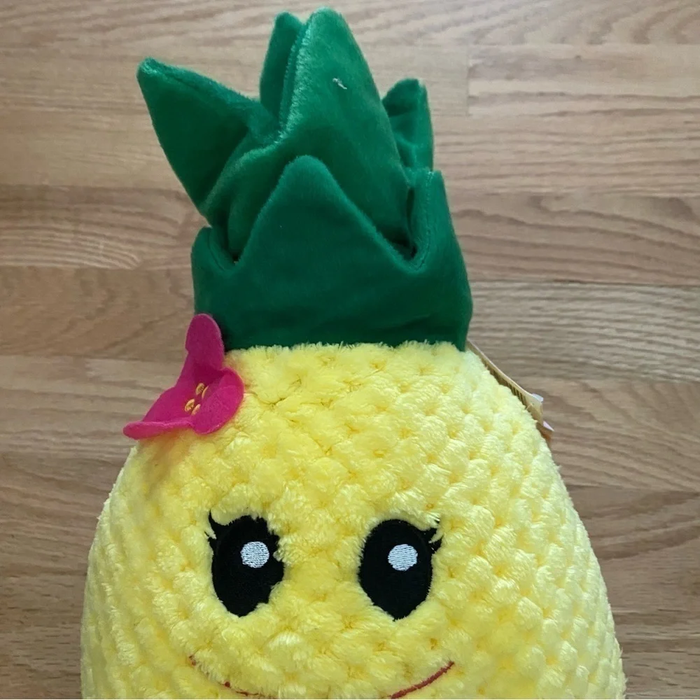 Fiesta Pineapple Plush NEW Yellow Kids Toy Flower Stuffed Animal